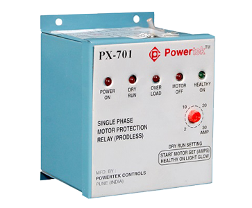 Single-phase-motor-protection-relay-PX-701-starter